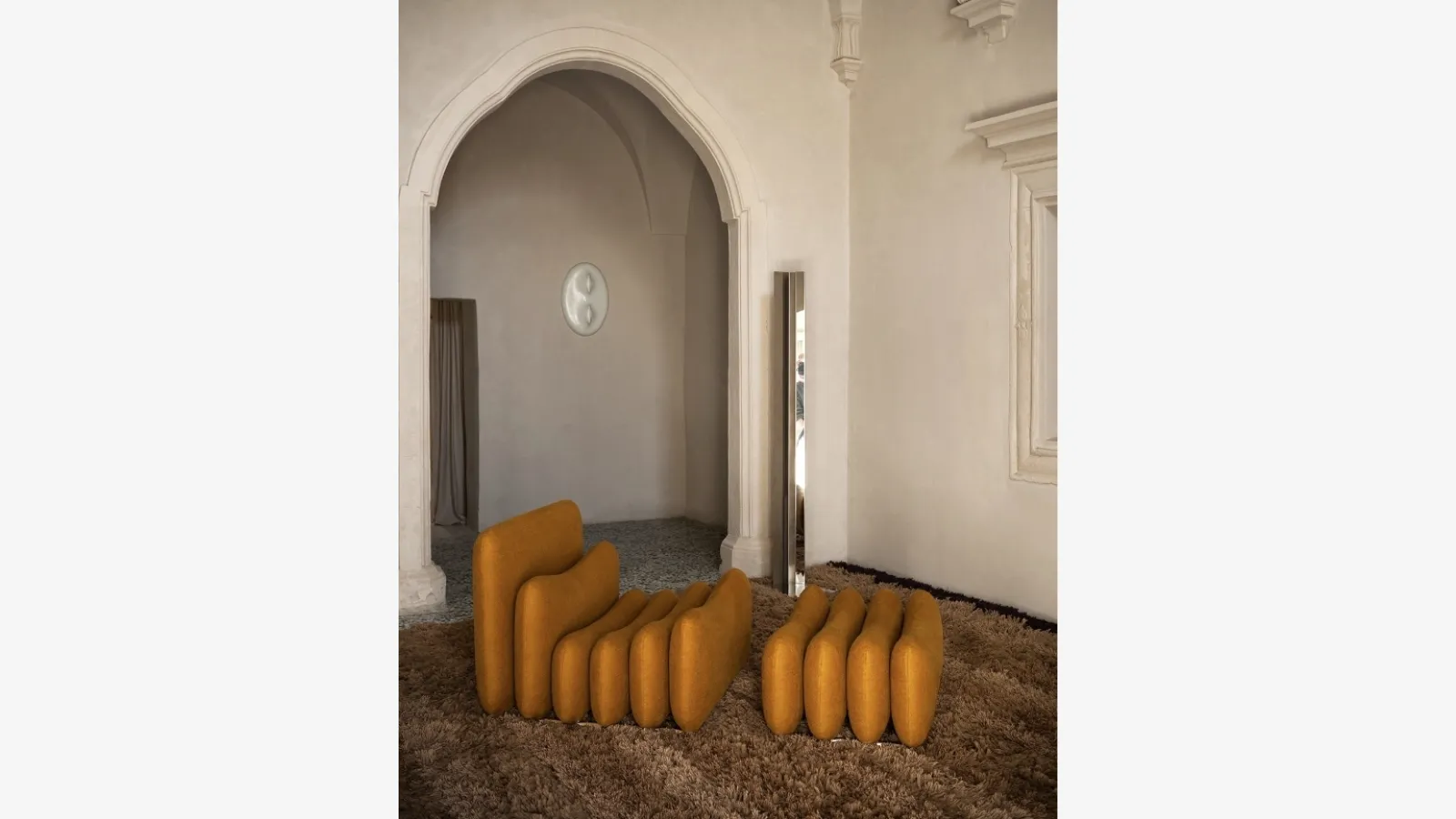 Pouf Additional System Ottoman di Tacchini