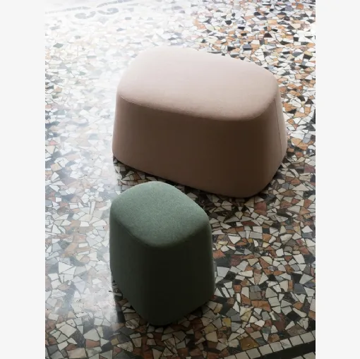 Pouf in tessuto Float di Tacchini