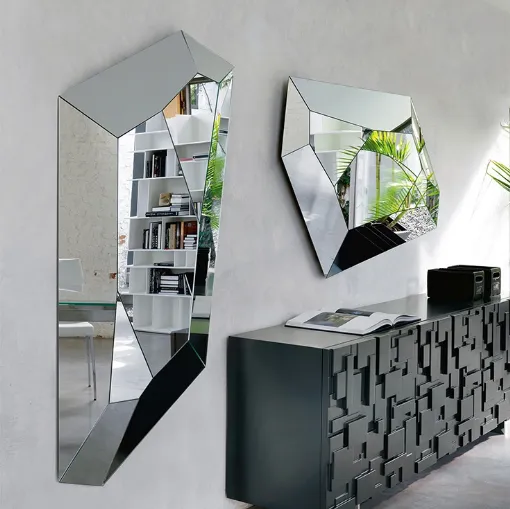 Specchio tridimensionale Diamond di Cattelan Italia