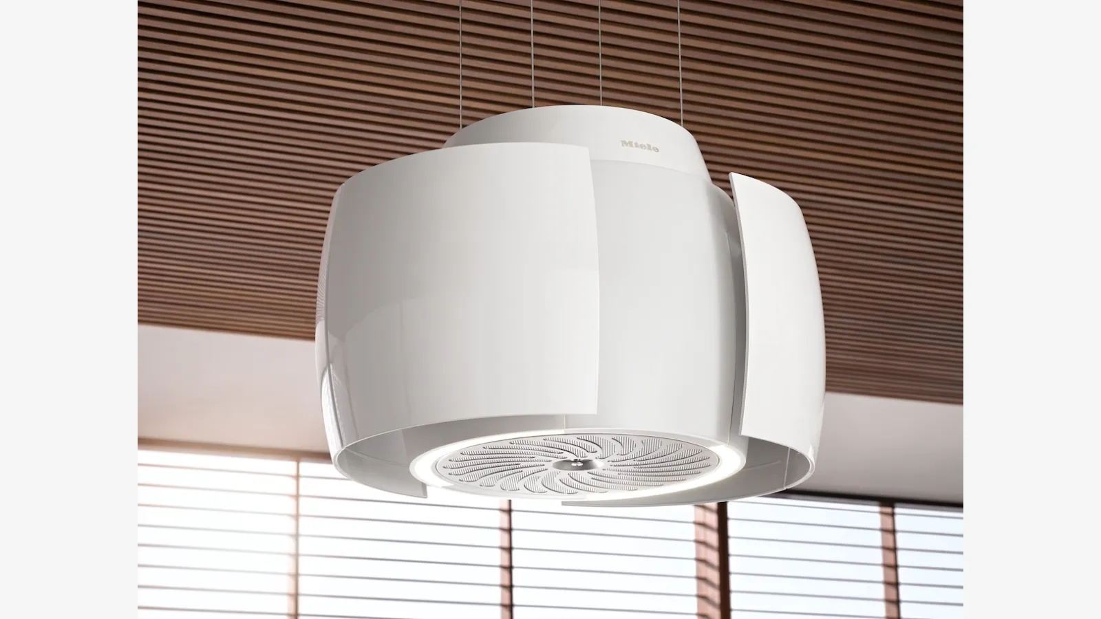 Cappa Aspirante di design DA7378D Aura Ambient con comandi solo Smart di Miele