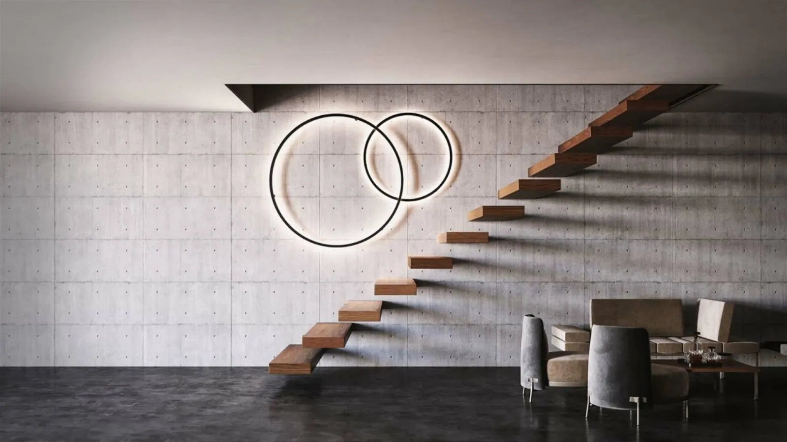 Lampada a parete Zirkol Circle Wall di ILTI luce