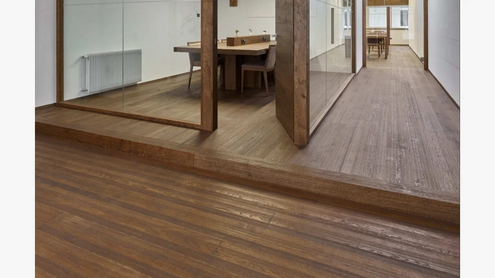 Parquet Rame in Rovere variegato piano sega di Fiemme Tremila