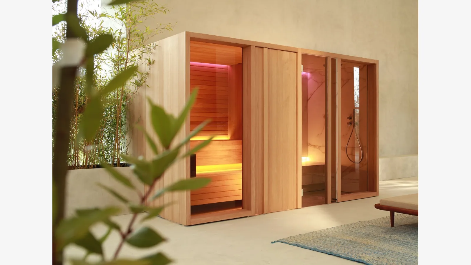 Sauna + Hammam + Doccia Yoku SH di Effe