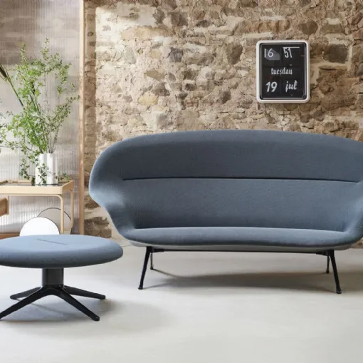 Divano lineare in tessuto Abalon Sofa di Vitra