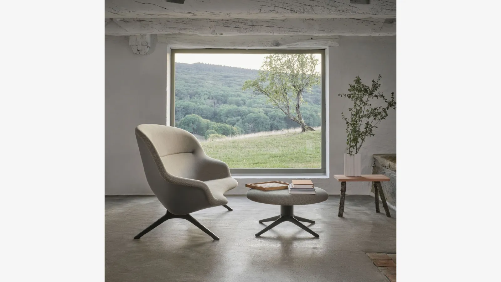 Divano lineare Abalon Sofa di Vitra