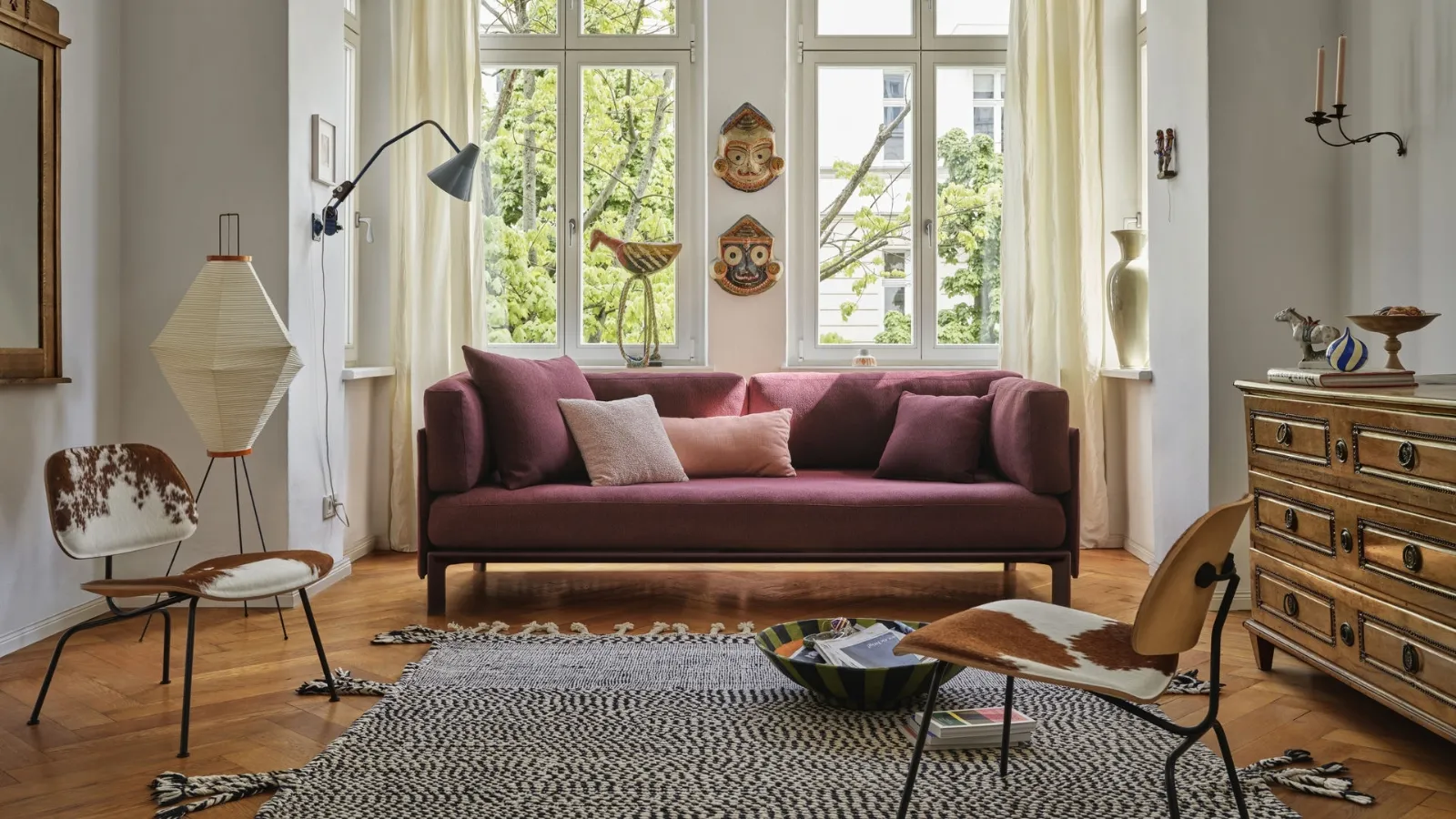 Divano lineare Anagram Sofa di Vitra