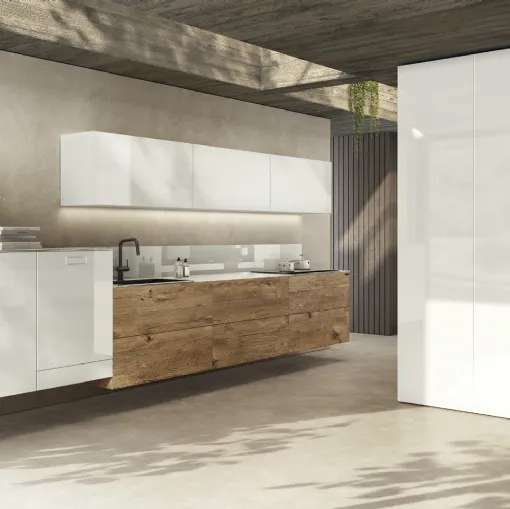 Cucina Design lineare 36e8 Project 2818 di Lago