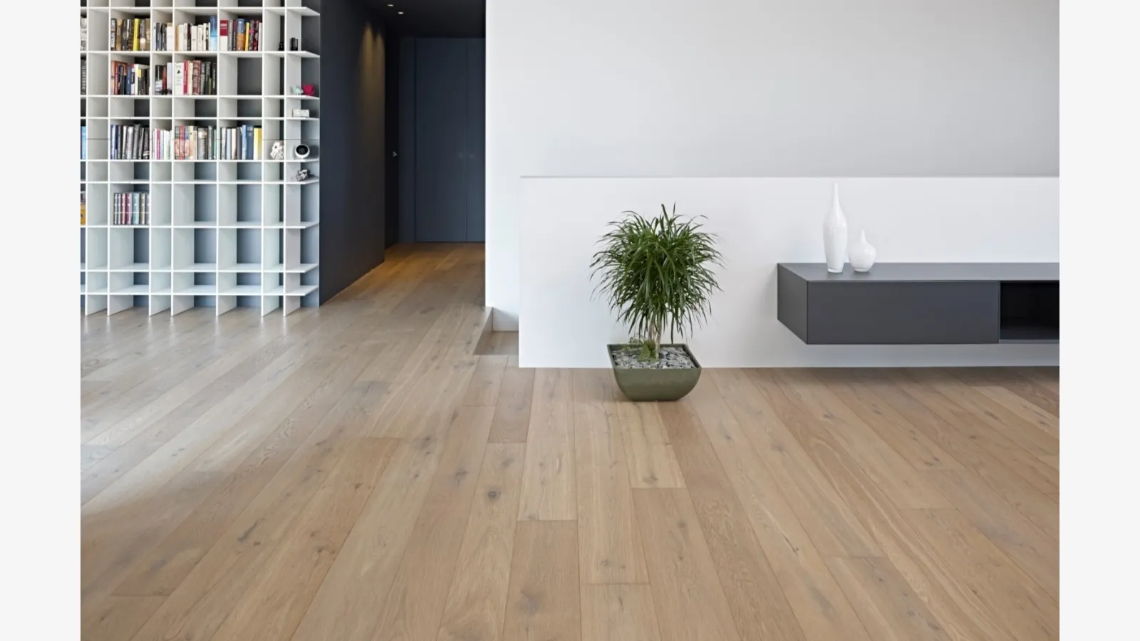 Parquet Platino in Rovere variegato spazzolato di Fiemme Tremila